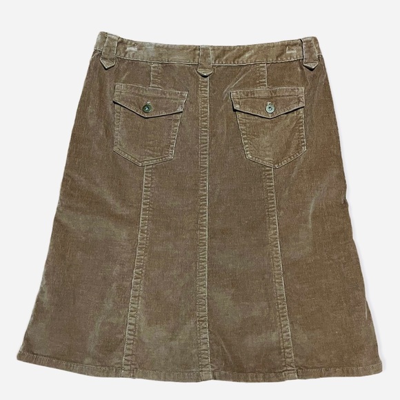 Eddie Bauer Pinwale Corduroy Skirt Sz 10 - Picture 5 of 13